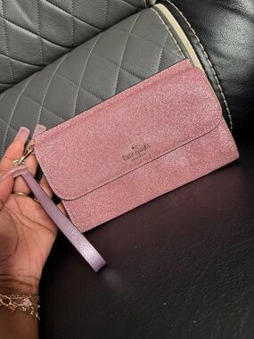 kate spade Sparkling Pink Wristlet Clutch